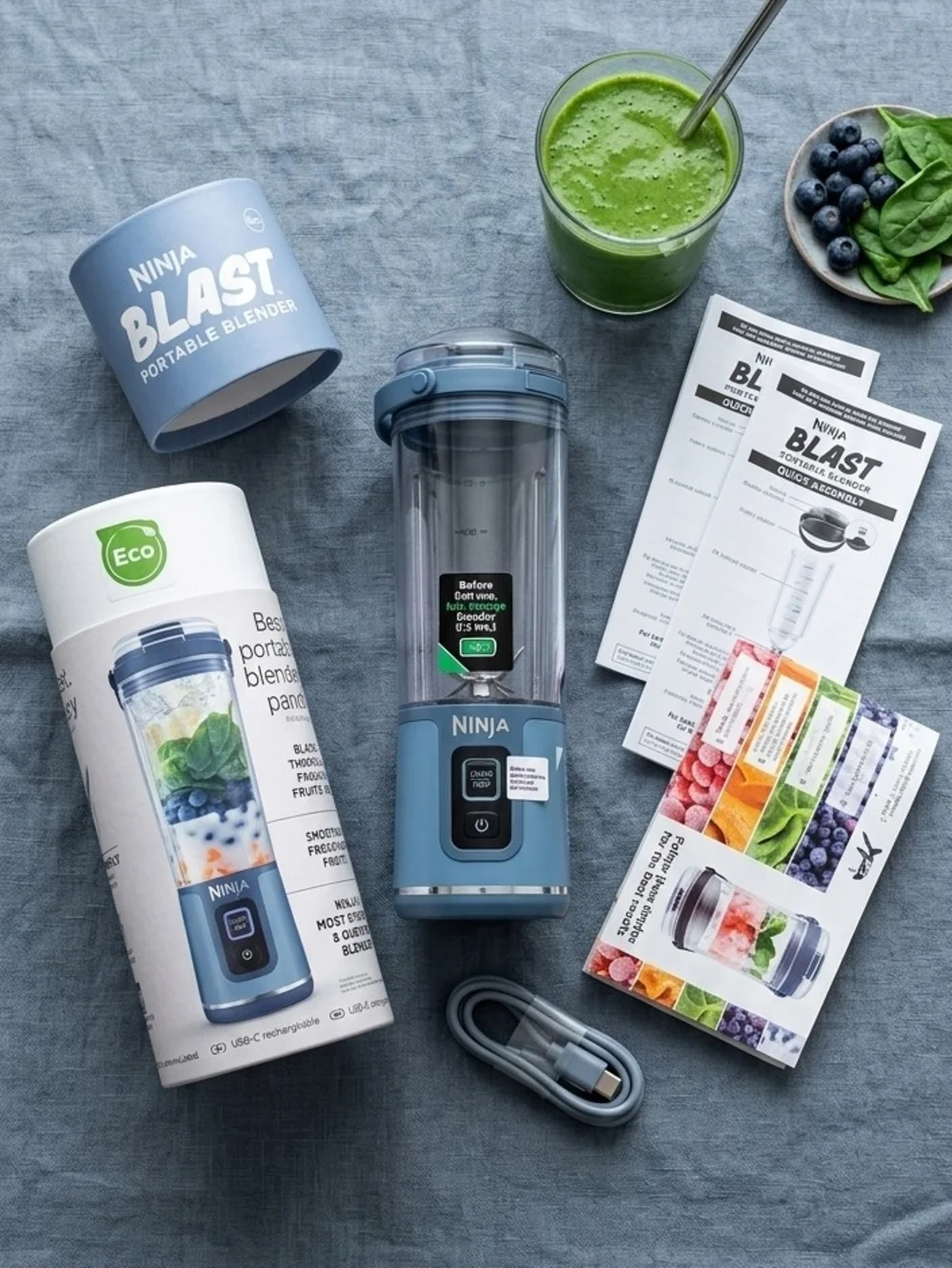 Ninja Blast Portable Blender - Slate Blue